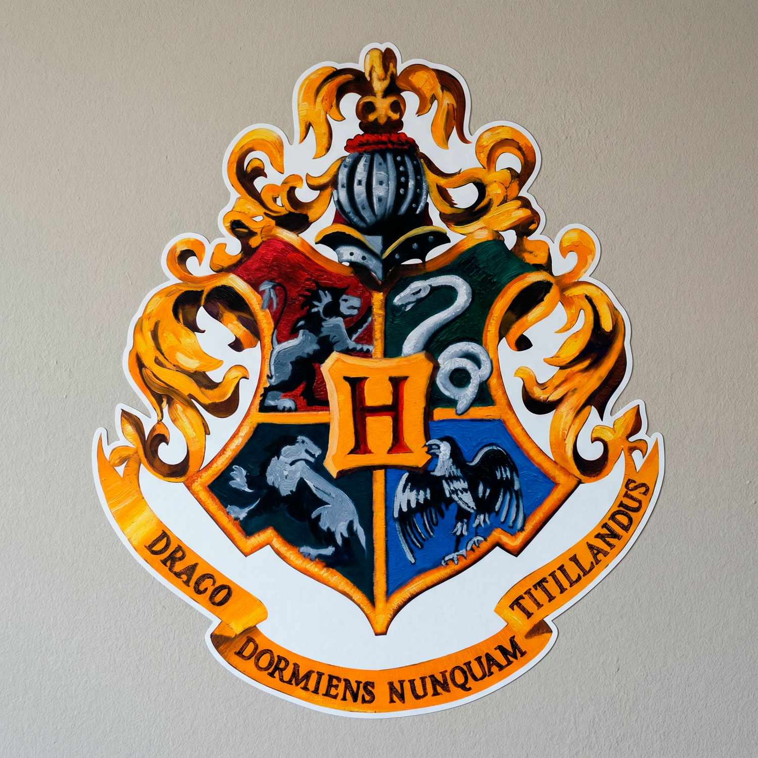 Adesivi Murali: Emblema di Hogwarts di Harry Potter