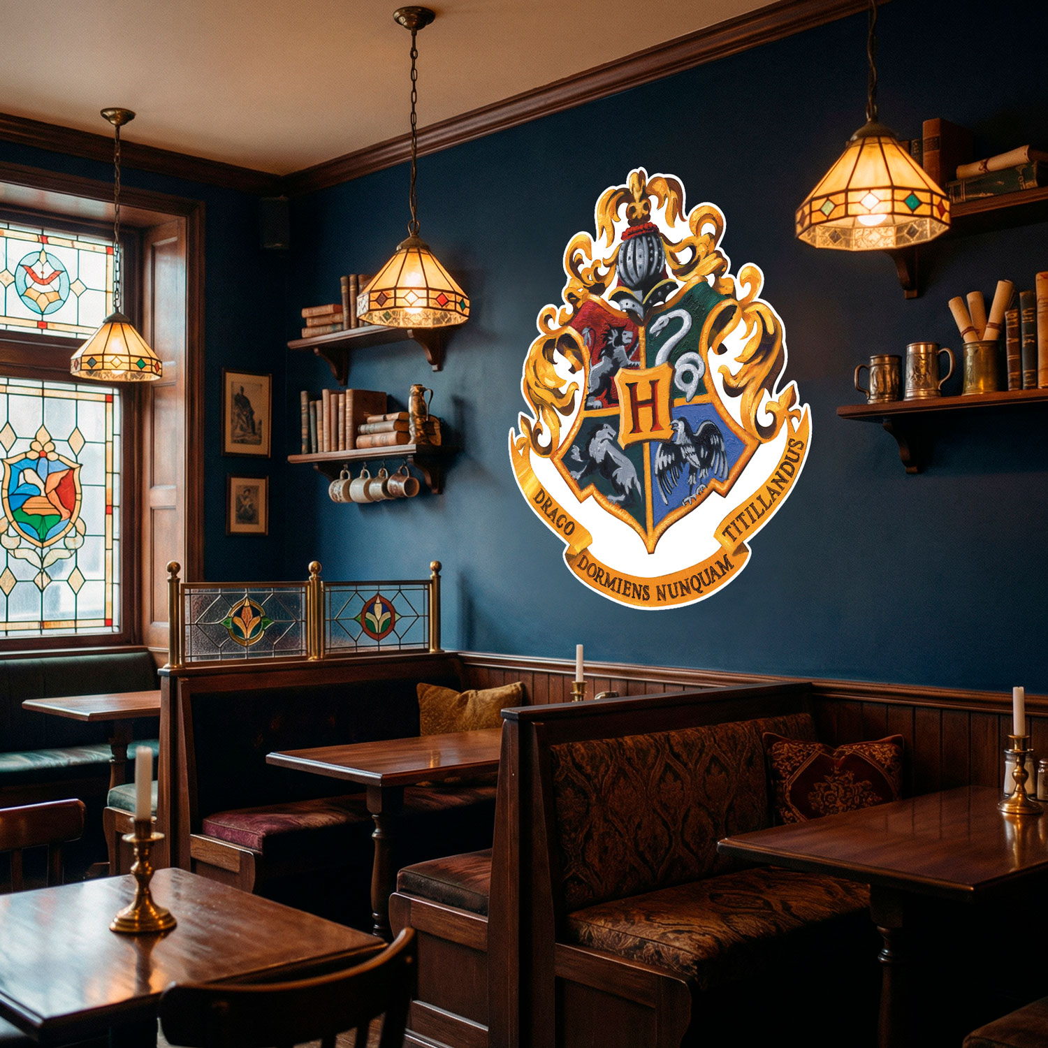 Adesivi Murali: Emblema di Hogwarts di Harry Potter
