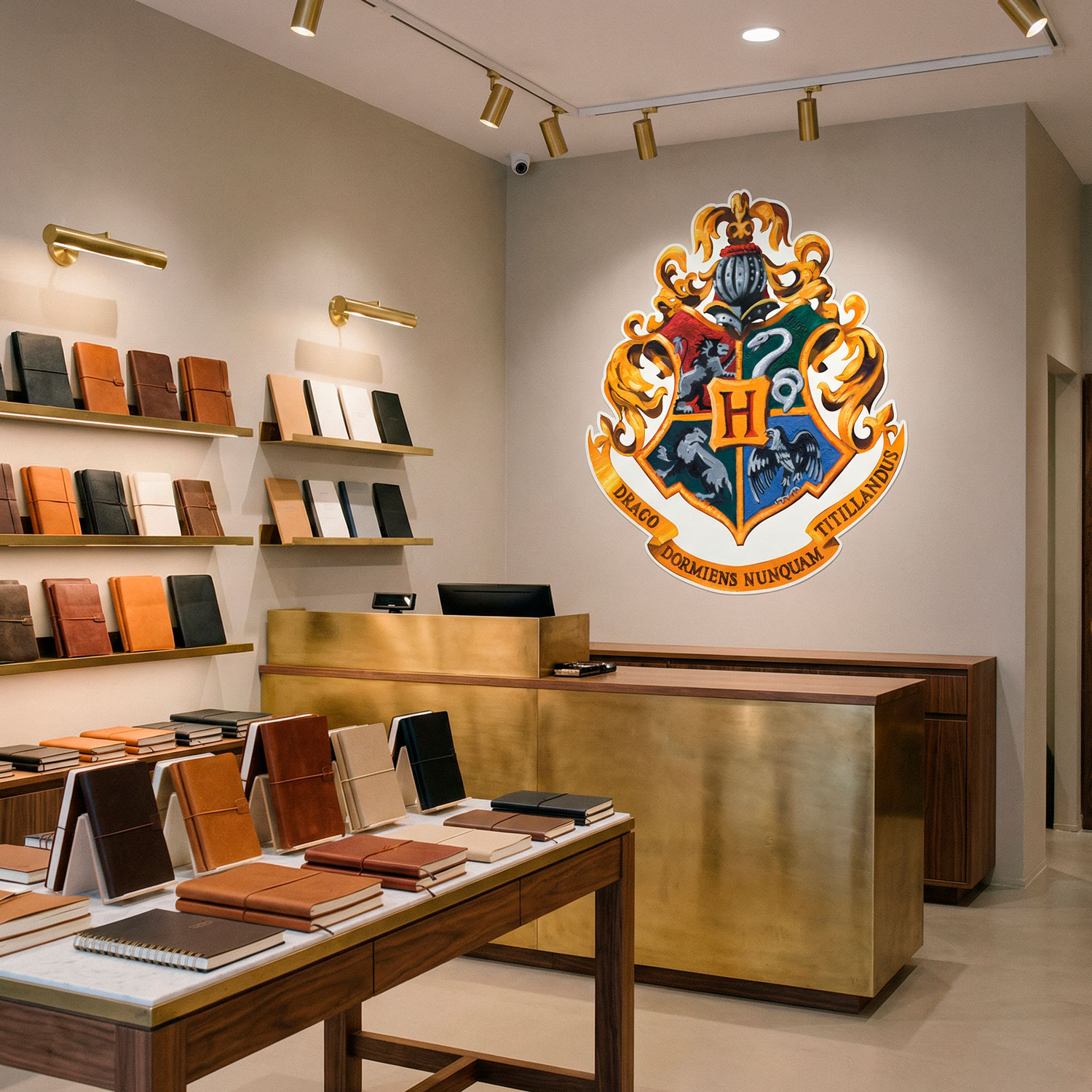 Adesivi Murali: Emblema di Hogwarts di Harry Potter