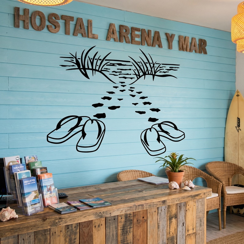 Adesivi Murali: Strada per la Spiaggia