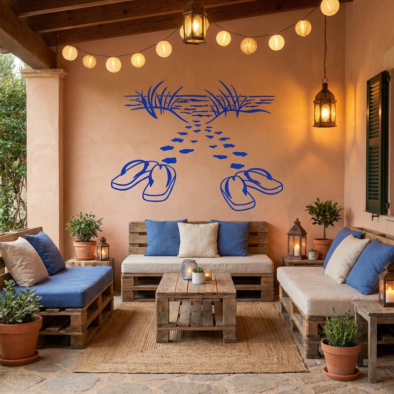 Adesivi Murali: Strada per la Spiaggia