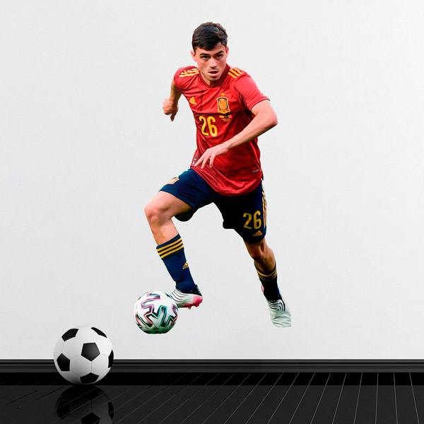 Adesivi Murali: Pedri, calciatore spagnolo 1