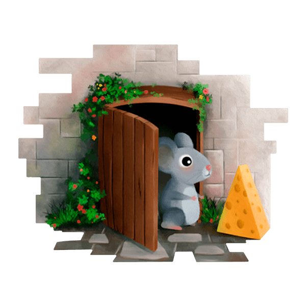 Adesivi Murali: La Casa di Mr. Mouse