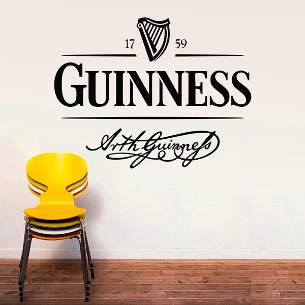 Adesivi Murali: Guinness 1759