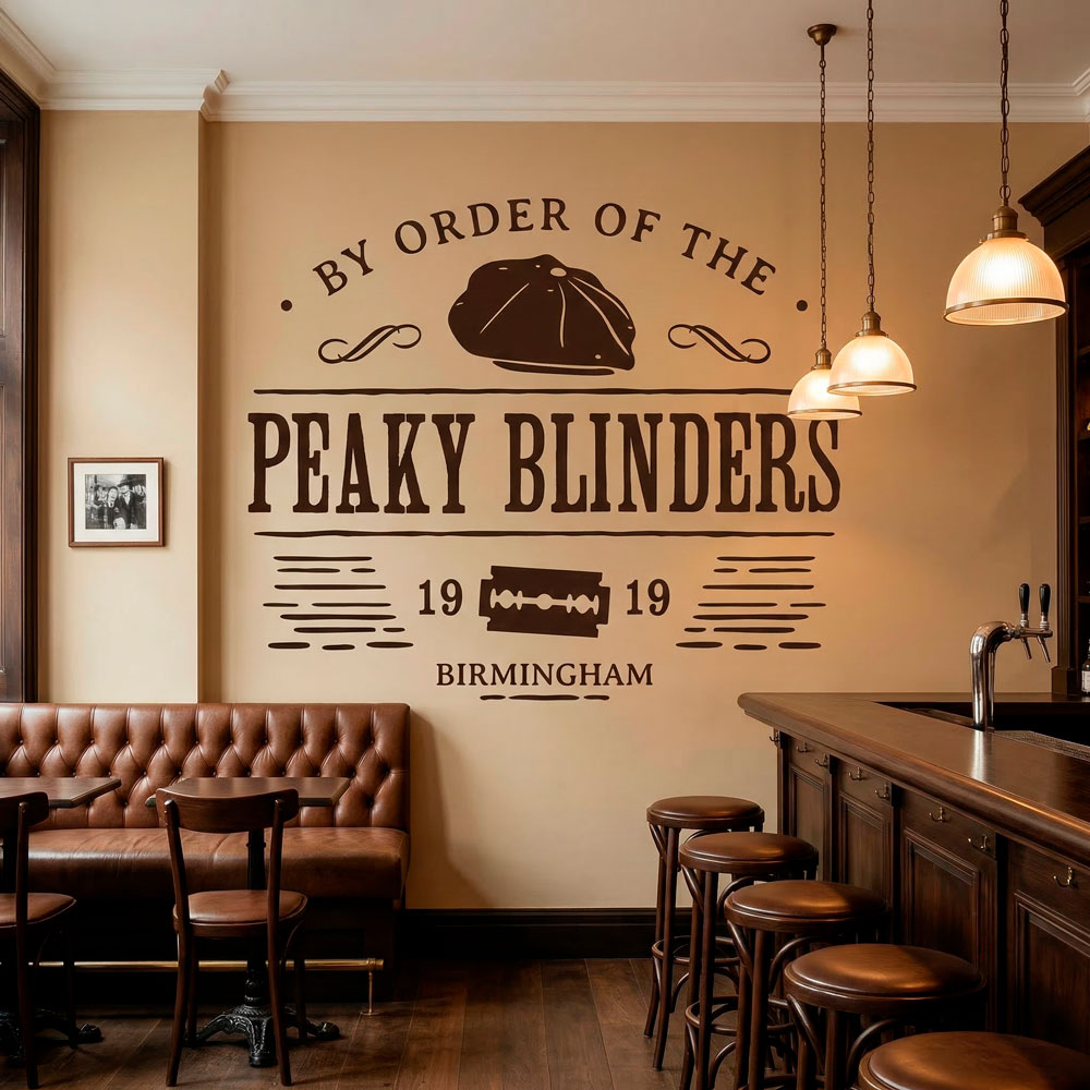 Adesivi Murali: Peaky Blinders Birmingham