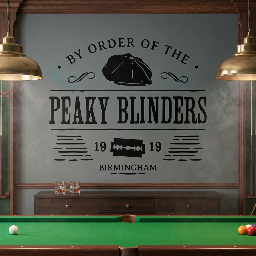 Adesivi Murali: Peaky Blinders Birmingham