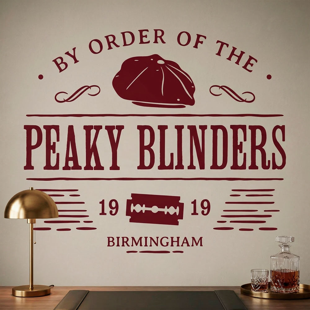 Adesivi Murali: Peaky Blinders Birmingham