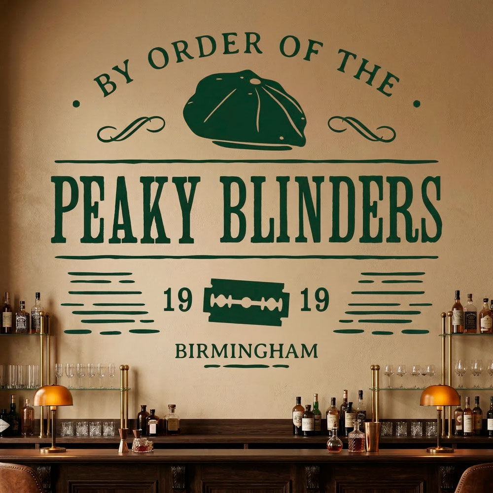 Adesivi Murali: Peaky Blinders Birmingham
