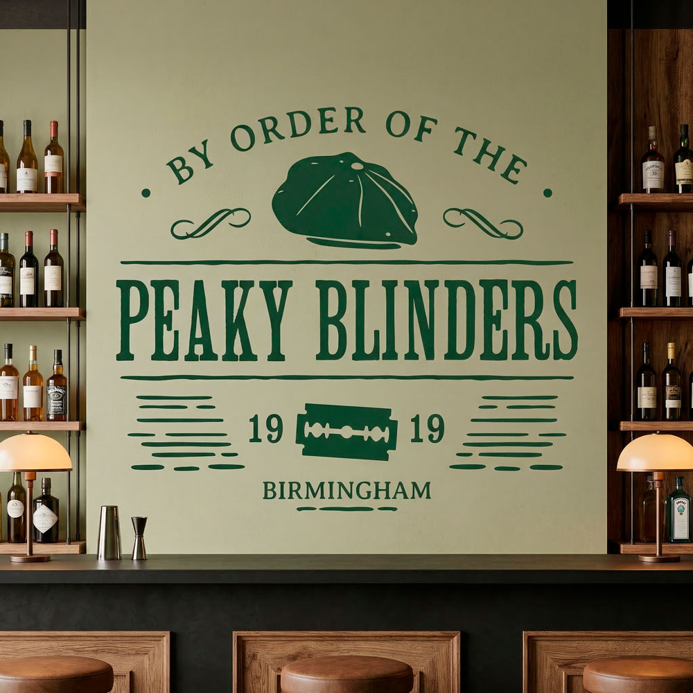 Adesivi Murali: Peaky Blinders Birmingham