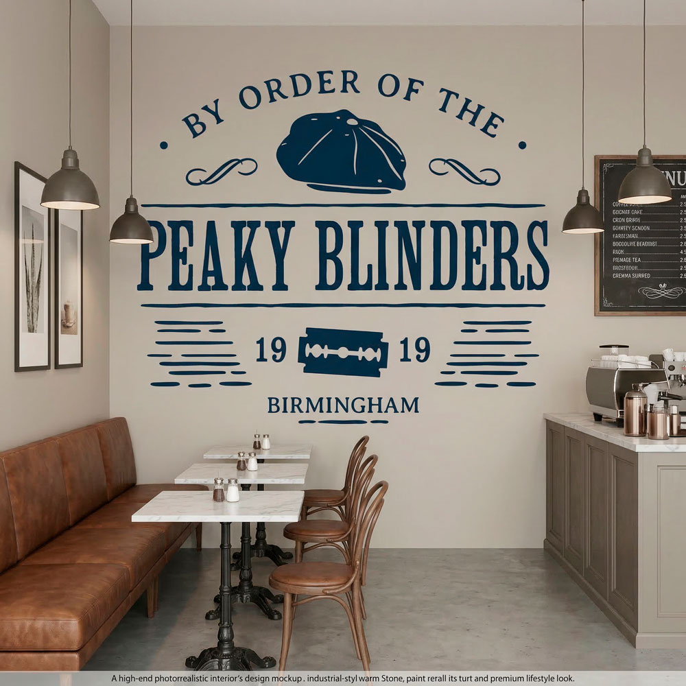 Adesivi Murali: Peaky Blinders Birmingham