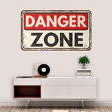 Adesivi Murali: Danger Zone 3