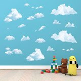 Adesivi per Bambini: Nuvole soffici 3