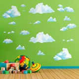 Adesivi per Bambini: Nuvole soffici 4