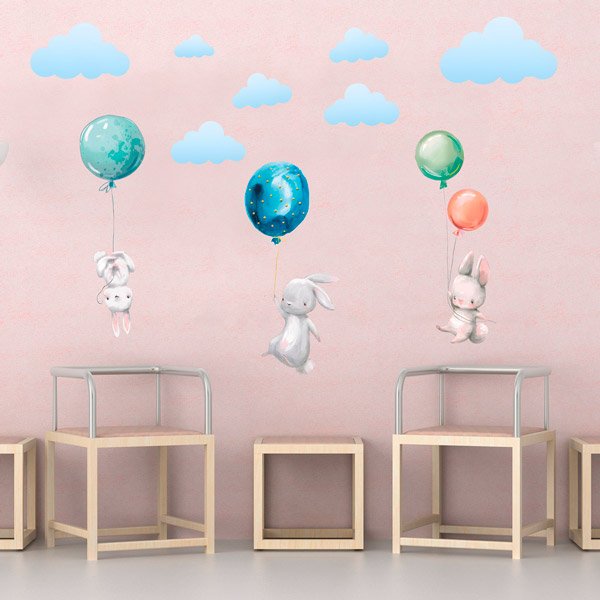 Coniglietti con palloncini 3/3