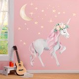 Adesivi Murali: Unicorno con stelle 4