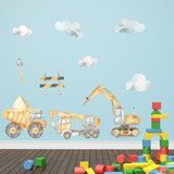 Adesivi per Bambini: Escavatori 3