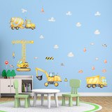 Adesivi per Bambini: Macchine per l'edilizia 4