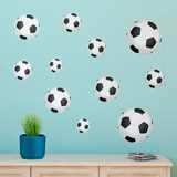 Adesivi Murali: Set 11X palloni da calcio 3