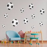 Adesivi Murali: Set 11X palloni da calcio 4