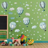 Adesivi per Bambini: Palloncini e nuvole 4