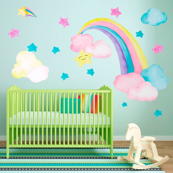Adesivi per Bambini: Arcobaleni e stelle