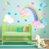 Adesivi per Bambini: Arcobaleni e stelle 3