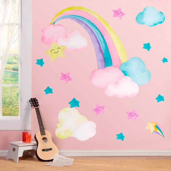 Adesivi per Bambini: Arcobaleni e stelle