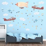 Adesivi per Bambini: Aerei leggeri e zeppelin 3