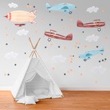 Adesivi per Bambini: Aerei leggeri e zeppelin 4