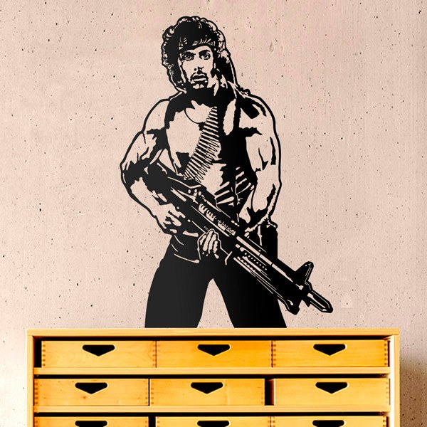 Adesivi Murali: Rambo