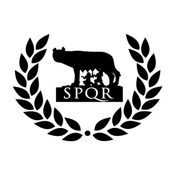 Adesivi Murali: Lupo SPQR