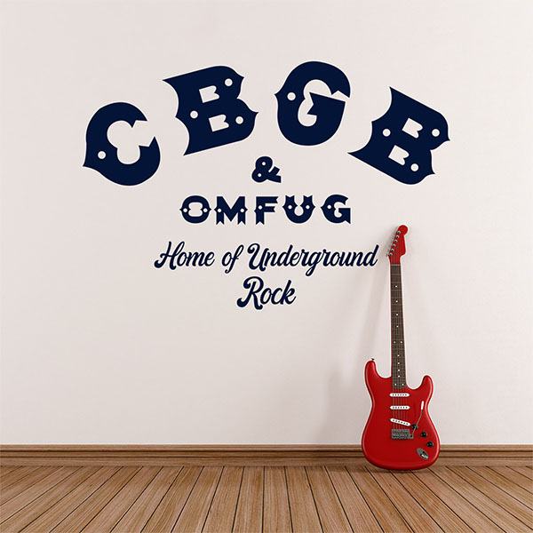 Adesivi Murali: CBGB