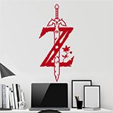 Adesivi Murali: Logo Zelda 2