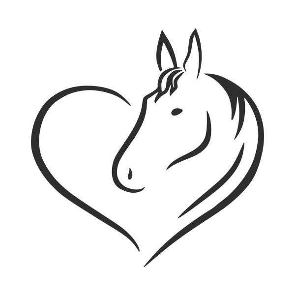 Adesivi Murali: Amore per i cavalli