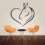 Adesivi Murali: Amore per i cavalli 2