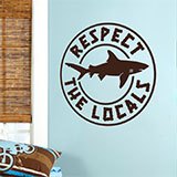 Adesivi Murali: Respect the locals 2