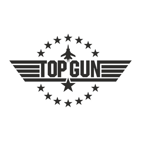 Adesivi Murali: Logo top gun
