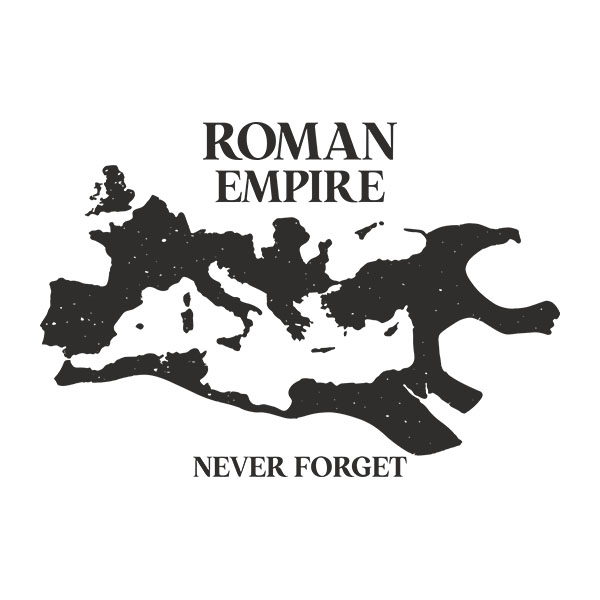 Adesivi Murali: Mappa dell'Impero Romano.