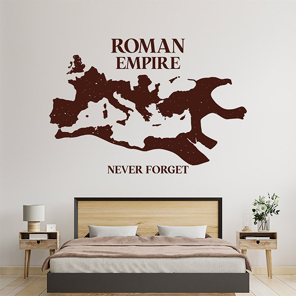 Adesivi Murali: Mappa dell'Impero Romano.