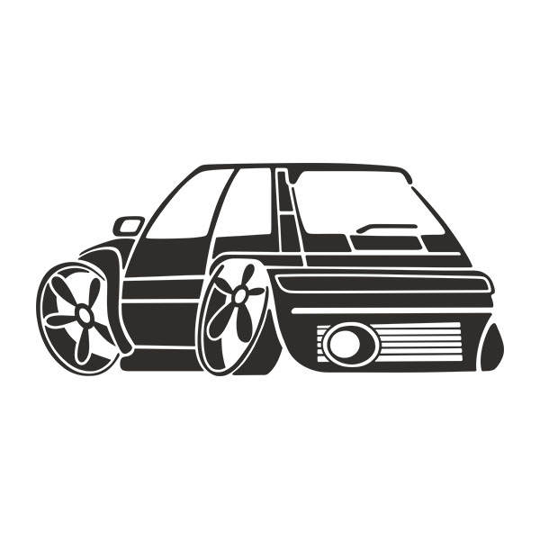 Adesivi Murali: Renault 5 Copa Turbo