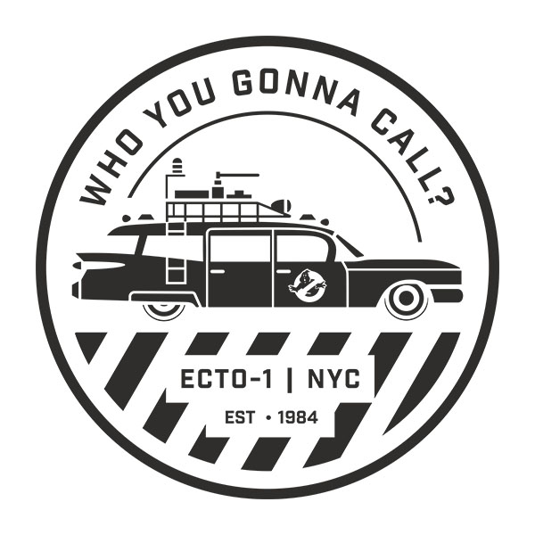 Adesivi Murali: Ecto 1 Ghostbusters 2
