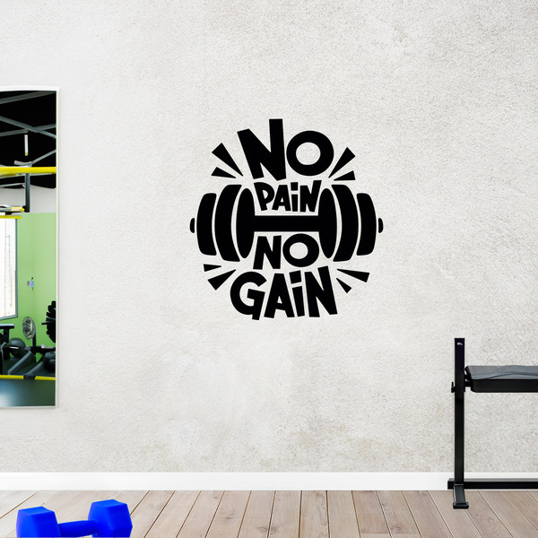 Adesivi Murali: No pain no gain