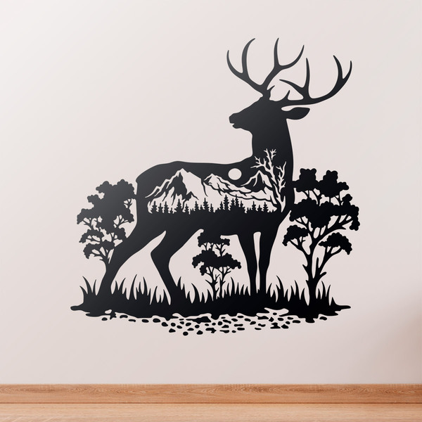 Adesivi Murali: Cervo dei prati