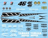 Adesivi per Auto e Moto: Kit Yamaha 50th Anniversary Laguna Seca 2005 4