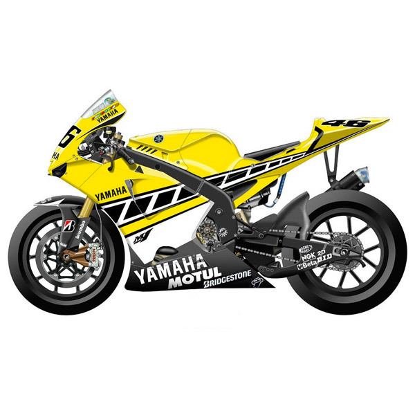 Adesivi per Auto e Moto: Kit Yamaha 50th Anniversary Laguna Seca 2005