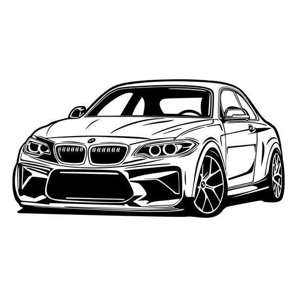 Adesivi Murali: BMW Modello M2