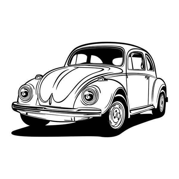 Adesivi Murali: Volkswagen Maggiolino