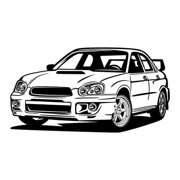 Adesivi Murali: Subaru Impreza