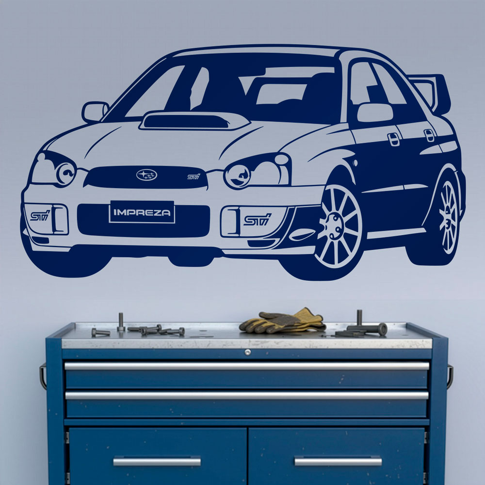 Adesivi Murali: Subaru Impreza