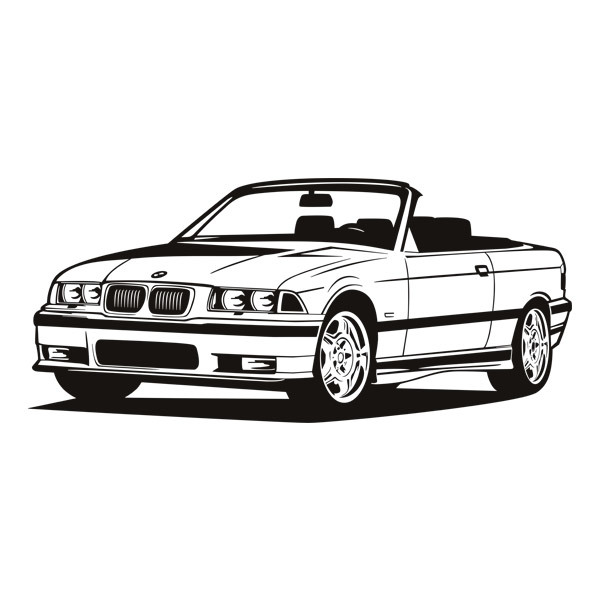 Adesivi Murali: BMW Modello M3 Cabrio